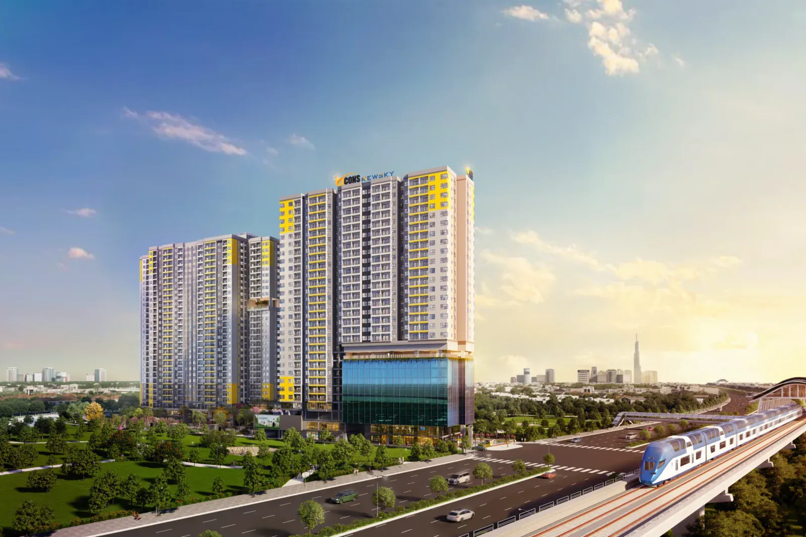Mặt tiền Quốc lộ 13 với 10 làn xe