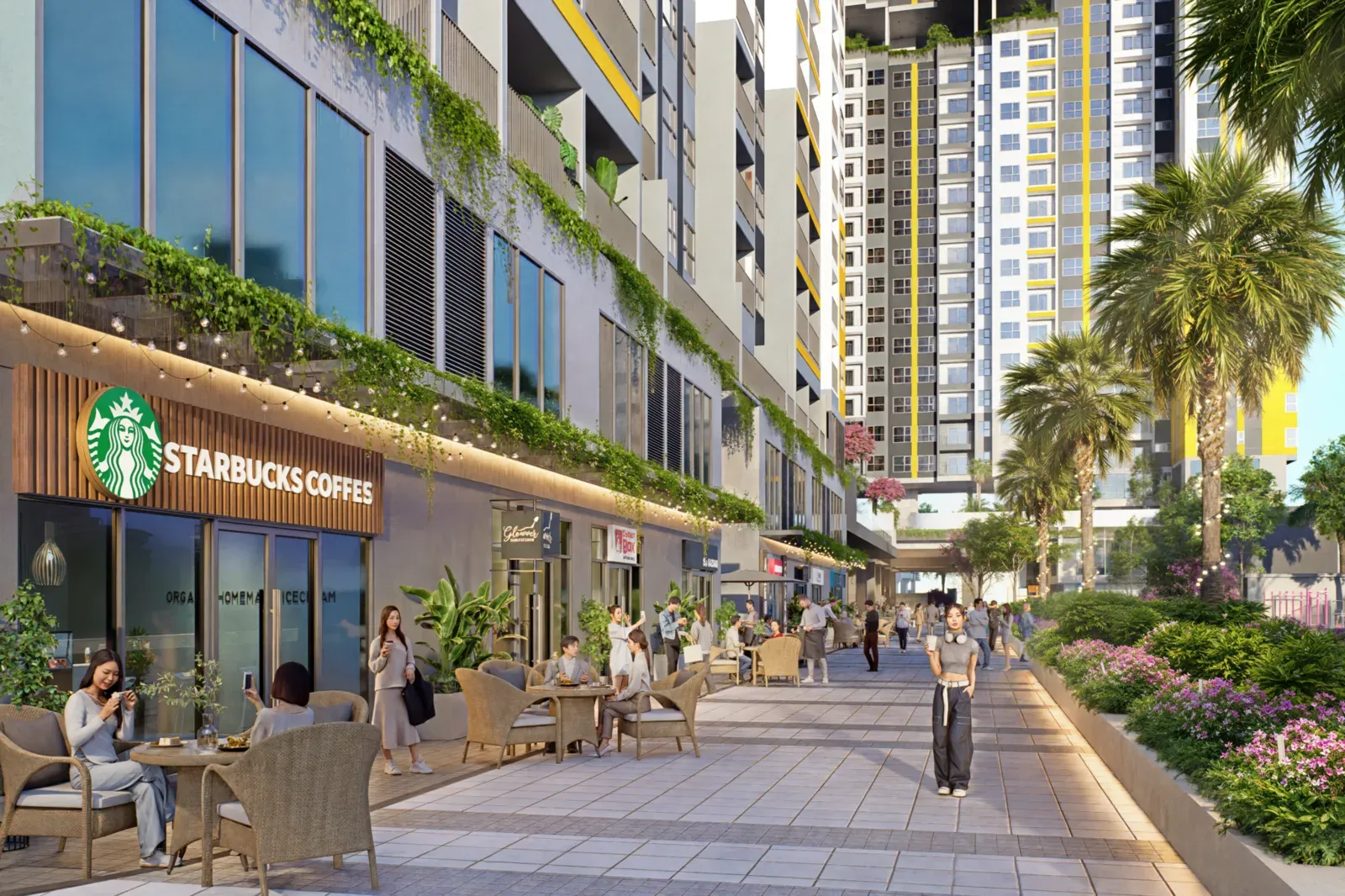 Không gian nội thất căn hộ mẫu Bcons NewSky