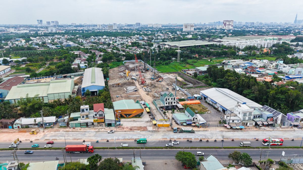 Tiến độ thi công 2